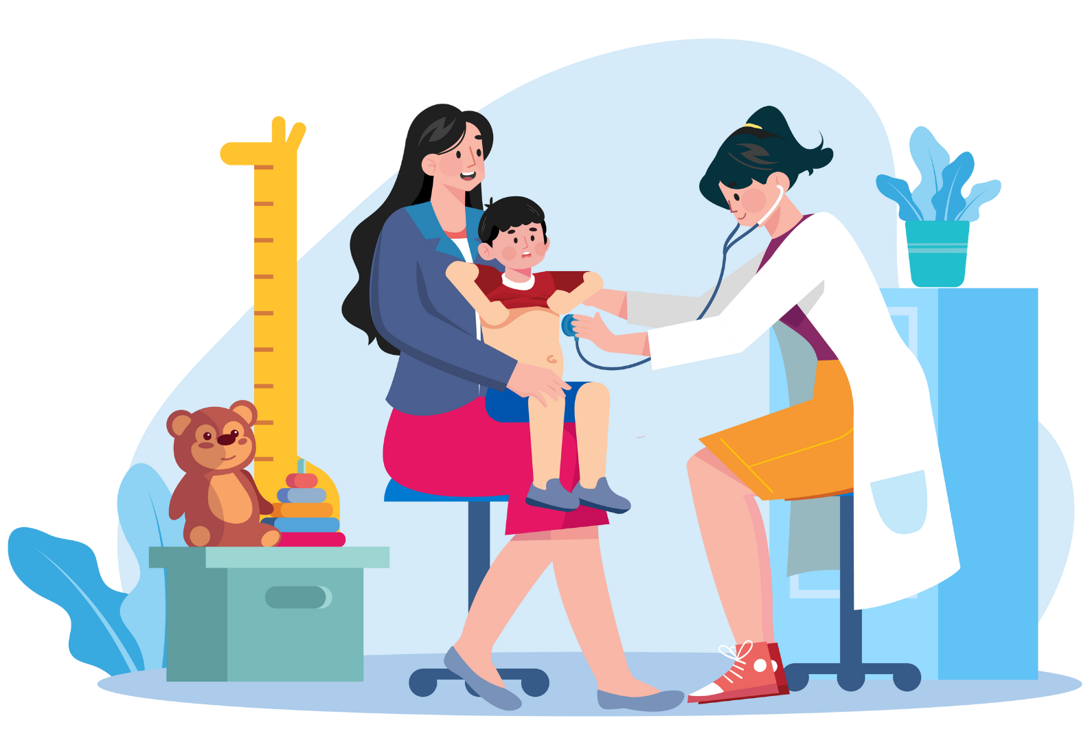 Gambar Ilustrasi Kesehatan Ibu dan Anak