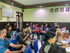 Suasana Monev ILP Juli 2025 UPTD Puskesmas Klungkung I