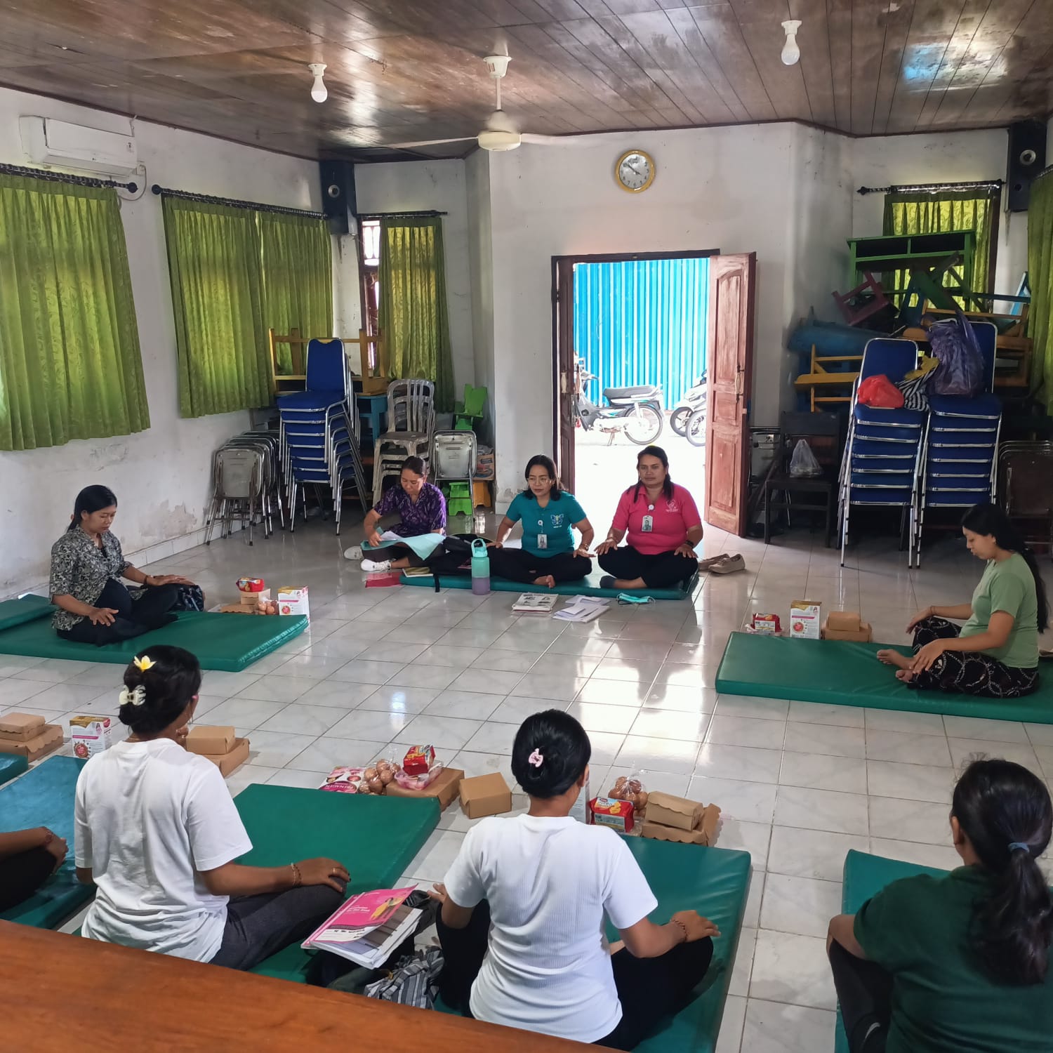kegiatan kelas ibu hamil di Wilayah Desa Tangkas