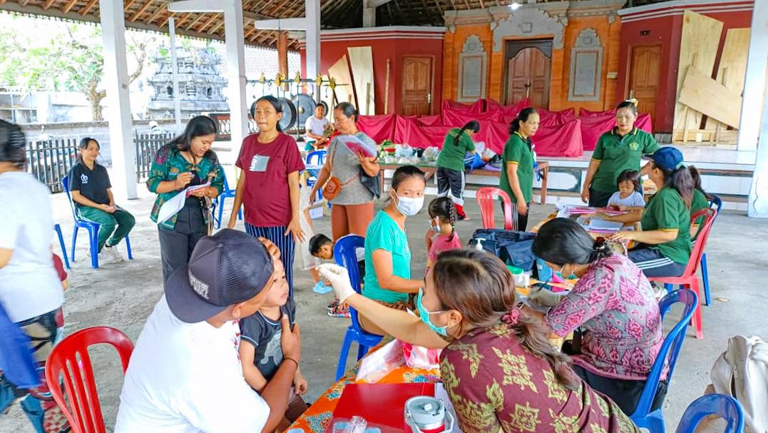 kegiatan Posyandu ILP Anggrek, Pemberian Vitamin A dan obat cacing di wilayah Dusun Jero Kapal Desa Gelgel