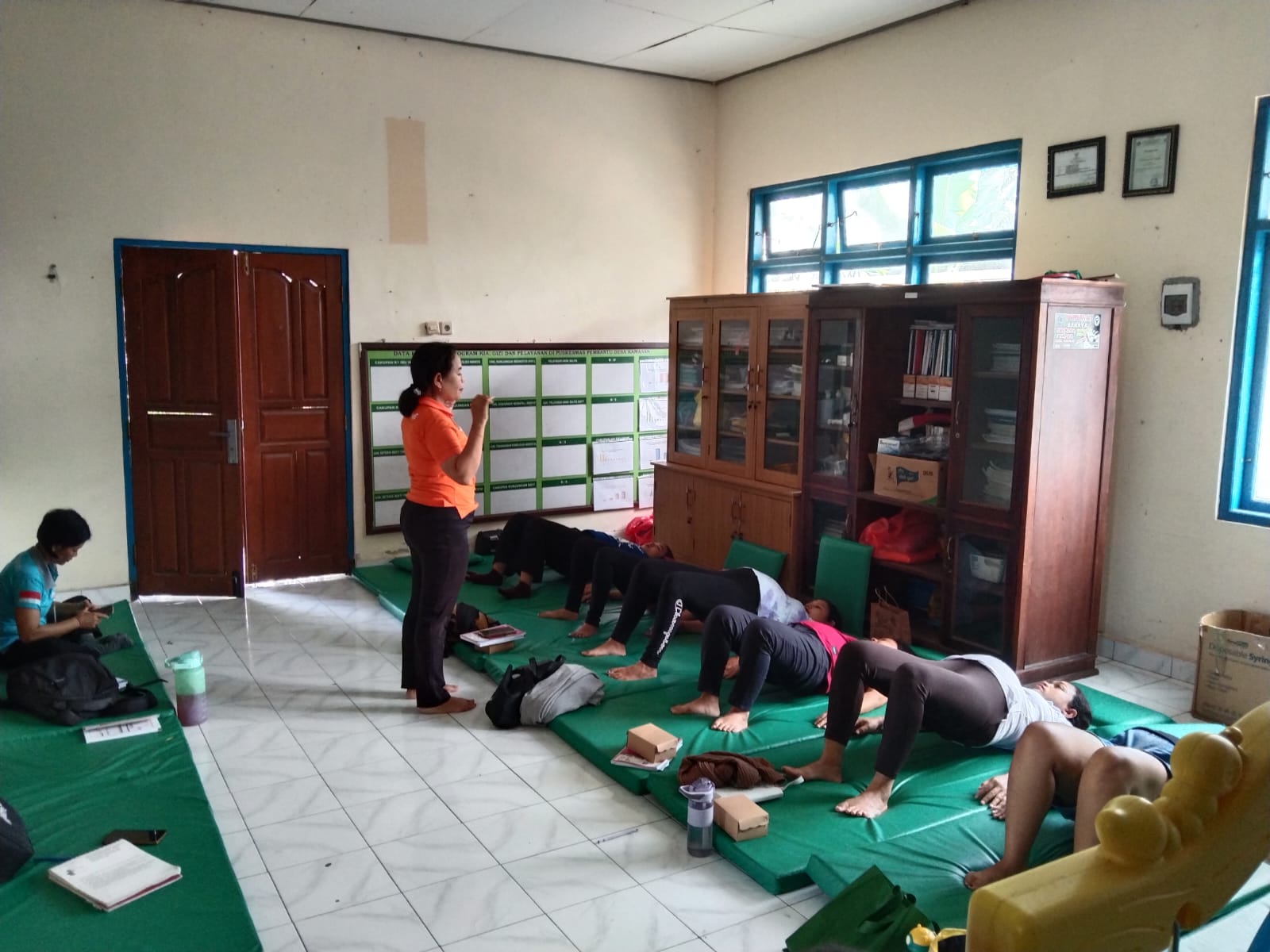 Kegiatan kelas hamil desa Kamasan pertemuan 4