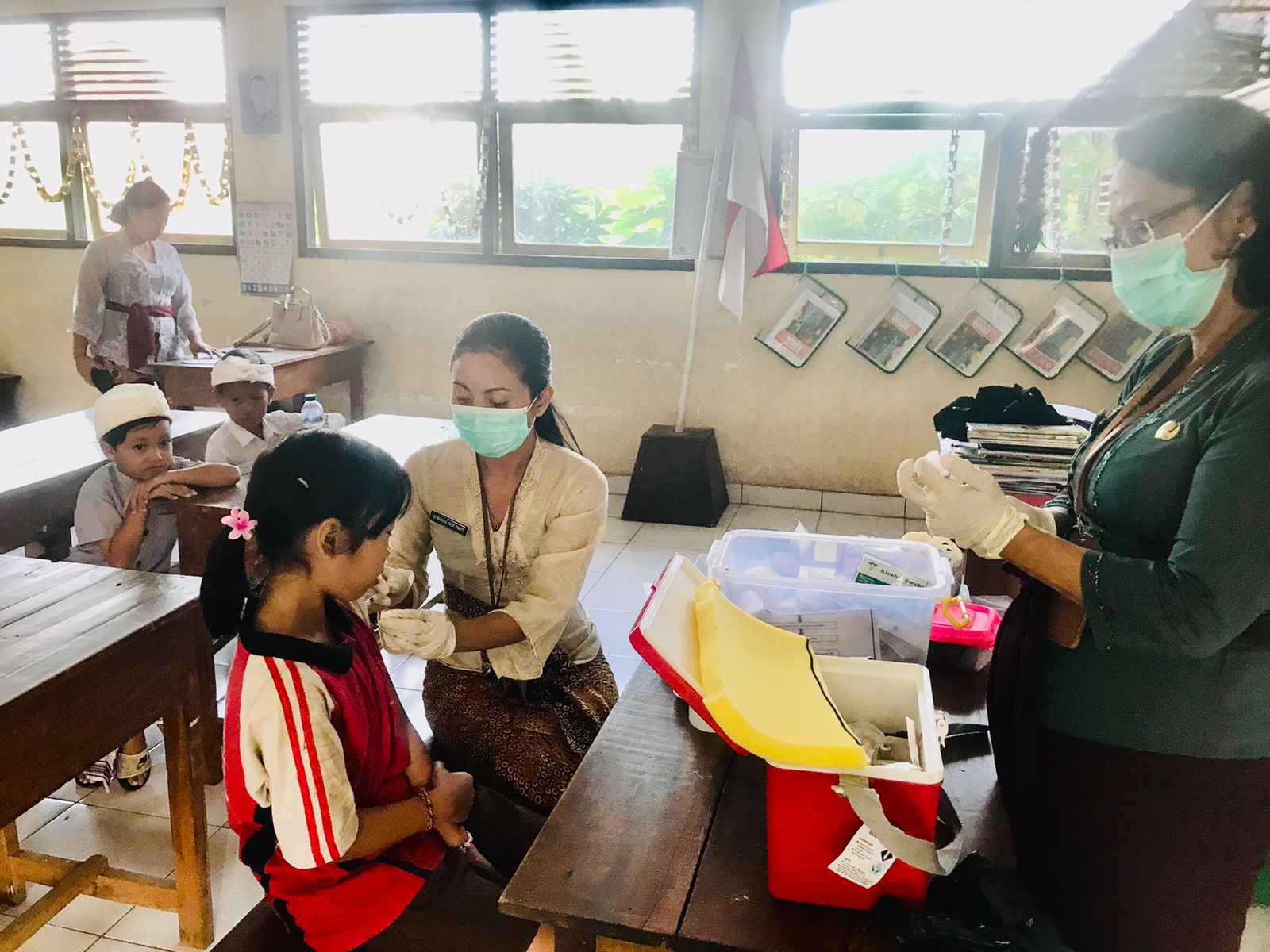 giat BIAS hari ini di sd 1 spkk dengan sasaran kelas 1 dan kelas 5 sd