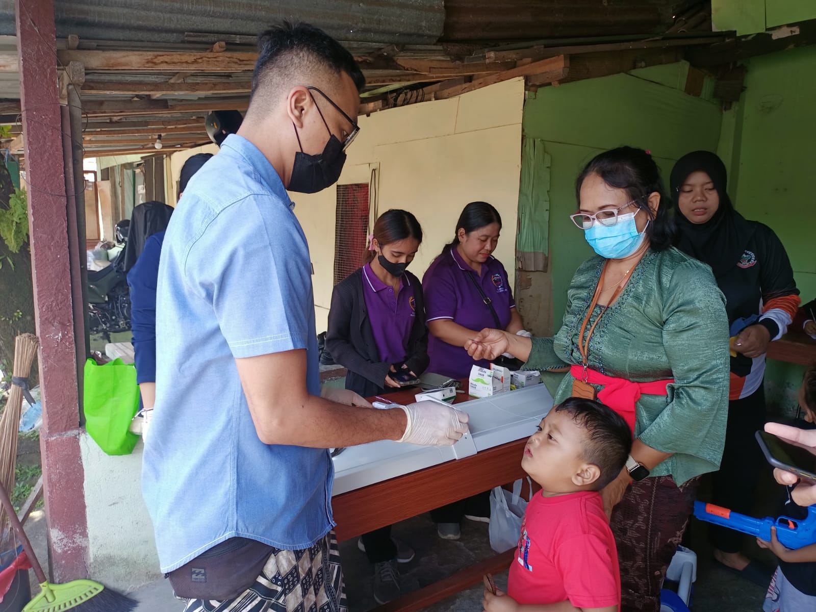 kegiatan Posyandu ILP di Posyandu Asrama Kodim Galiran