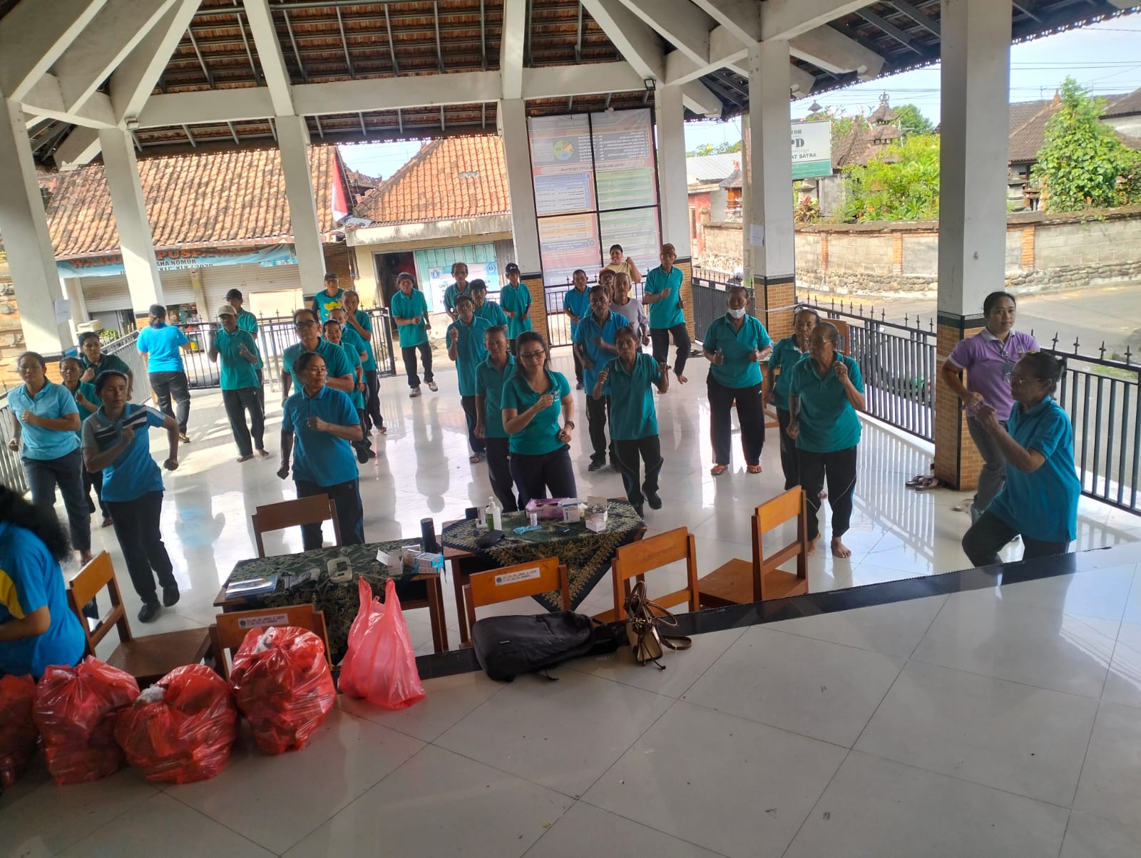 kegiatan posyandu lansia di desa satra
