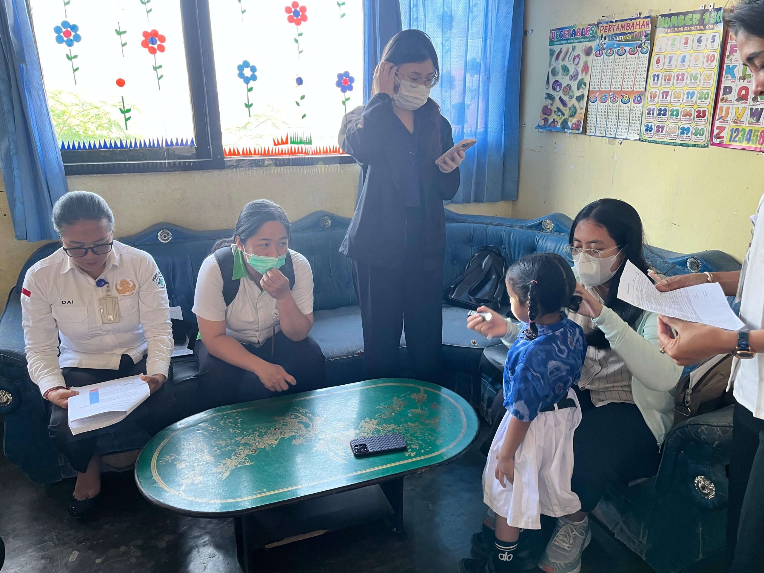 Kegiatan SDIDTK skrining kesehatan dan pembinaan tk pelita hati