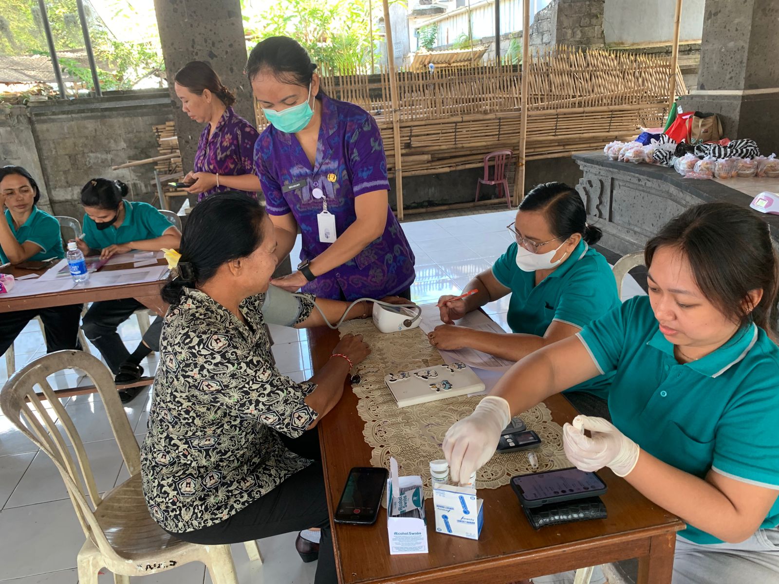 kegiatan posyandu ILP Srikandi 1 di dusun Tegal Ambengan desa Tangkas