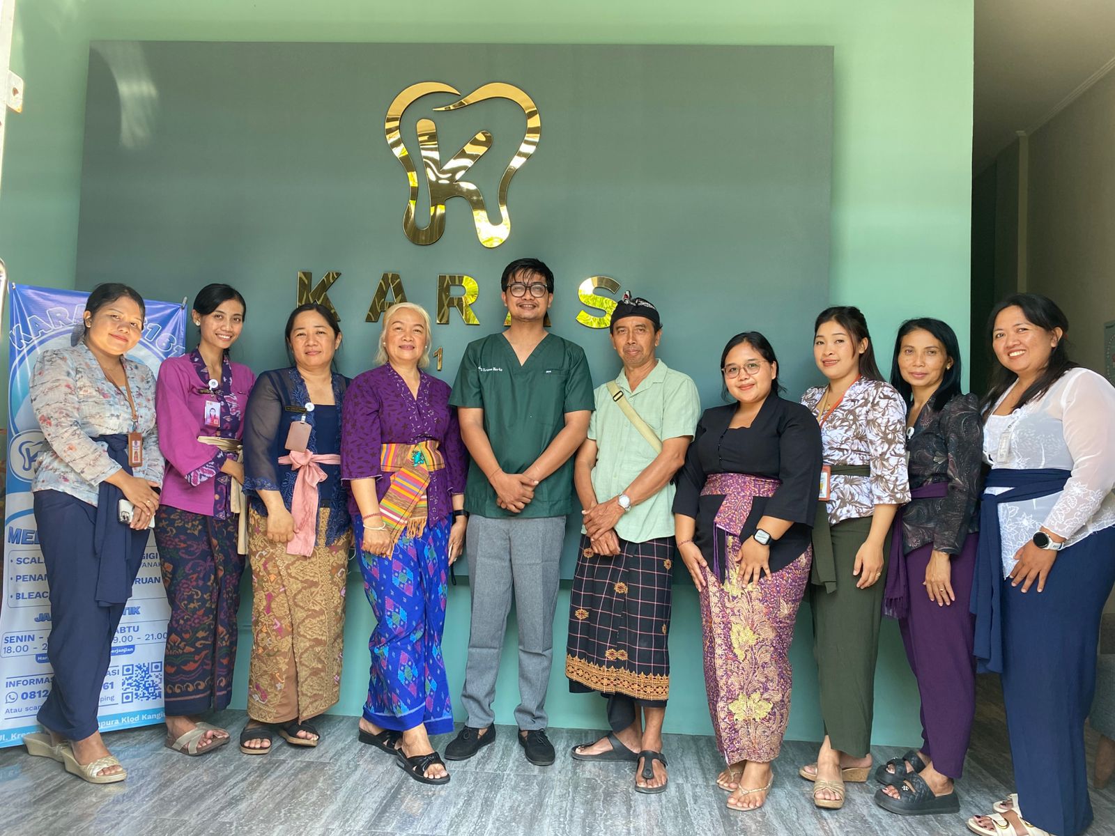 kunjungan Monev Jejaring dari Dinas kesehatan Provinsi ke Jejaring TPMDG drg. Krisna Merta Yoga MDSc