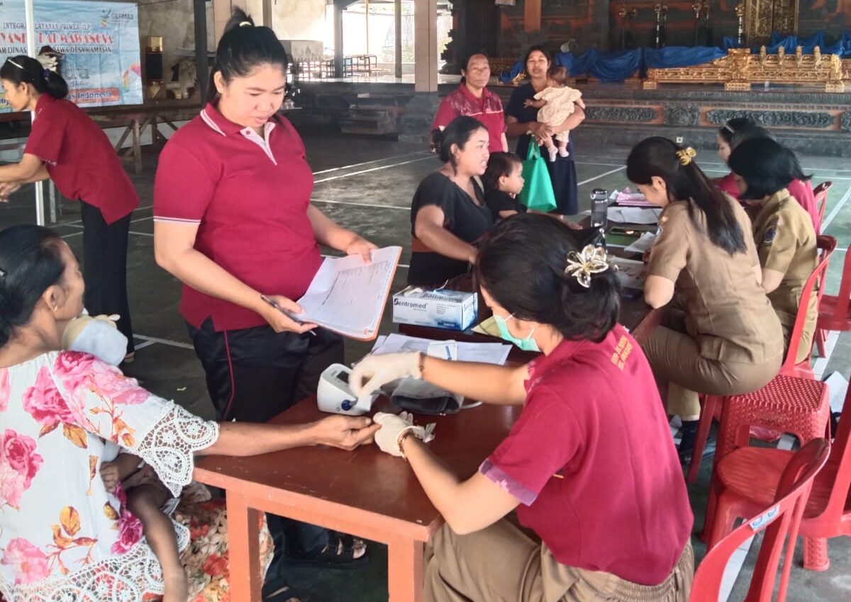 Giat posyandu ILP Darmawangsa Banjar siku dan ddtk