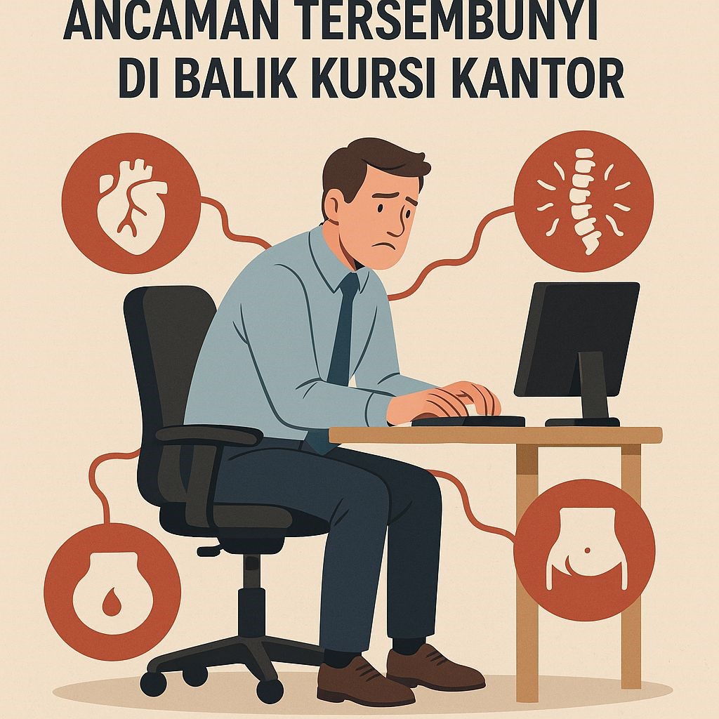 Gaya Hidup Sedentari: Ancaman Tersembunyi di Balik Kursi Kantor 🪑⚠️
