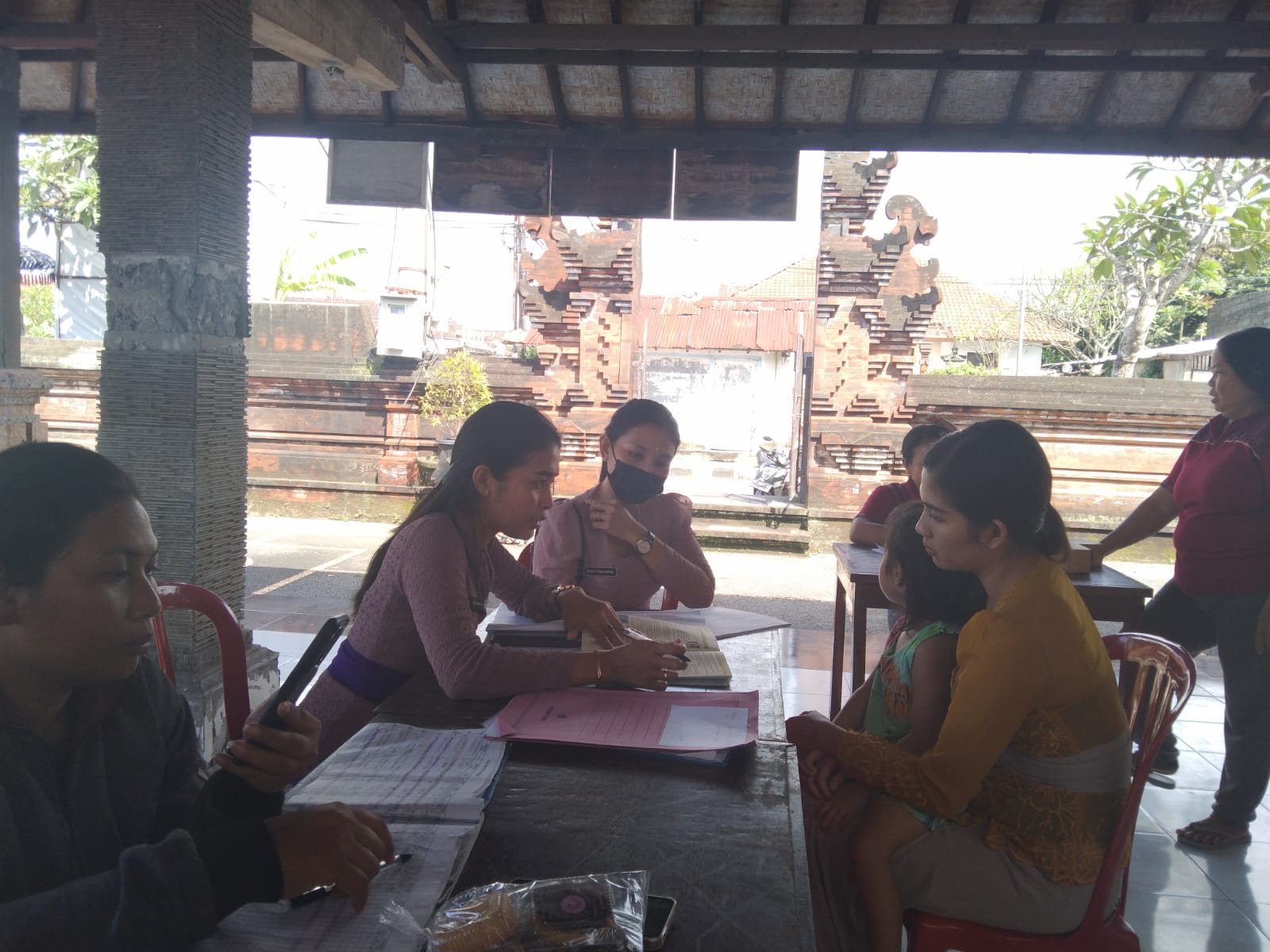 Kegiatan posyandu ILP Nakula dan DDTK balita di Banjar gria