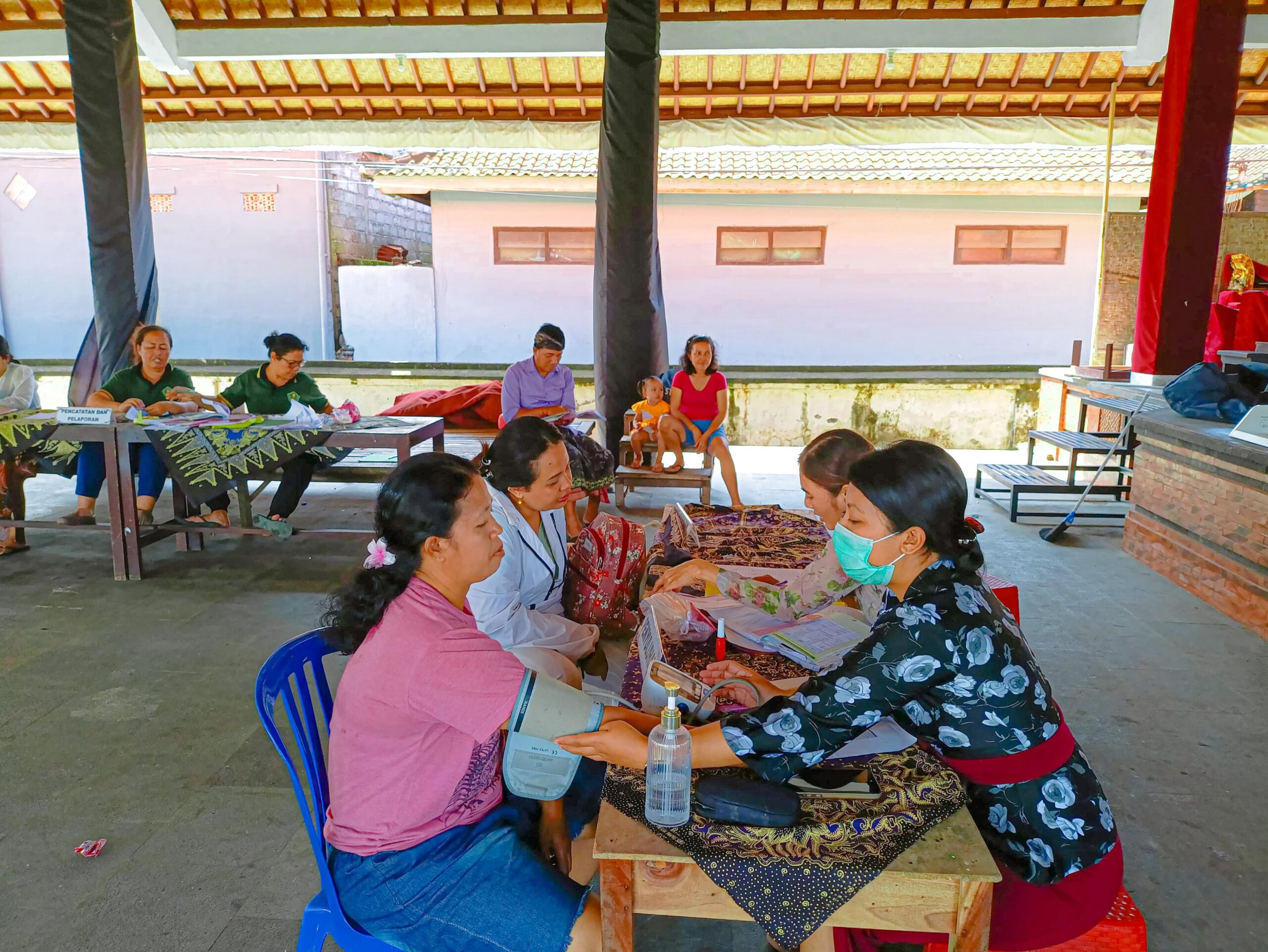 kegiatan Posyandu ILP Tunas Mekar di Wilayah Dusun Pegatepan Desa Gelgel