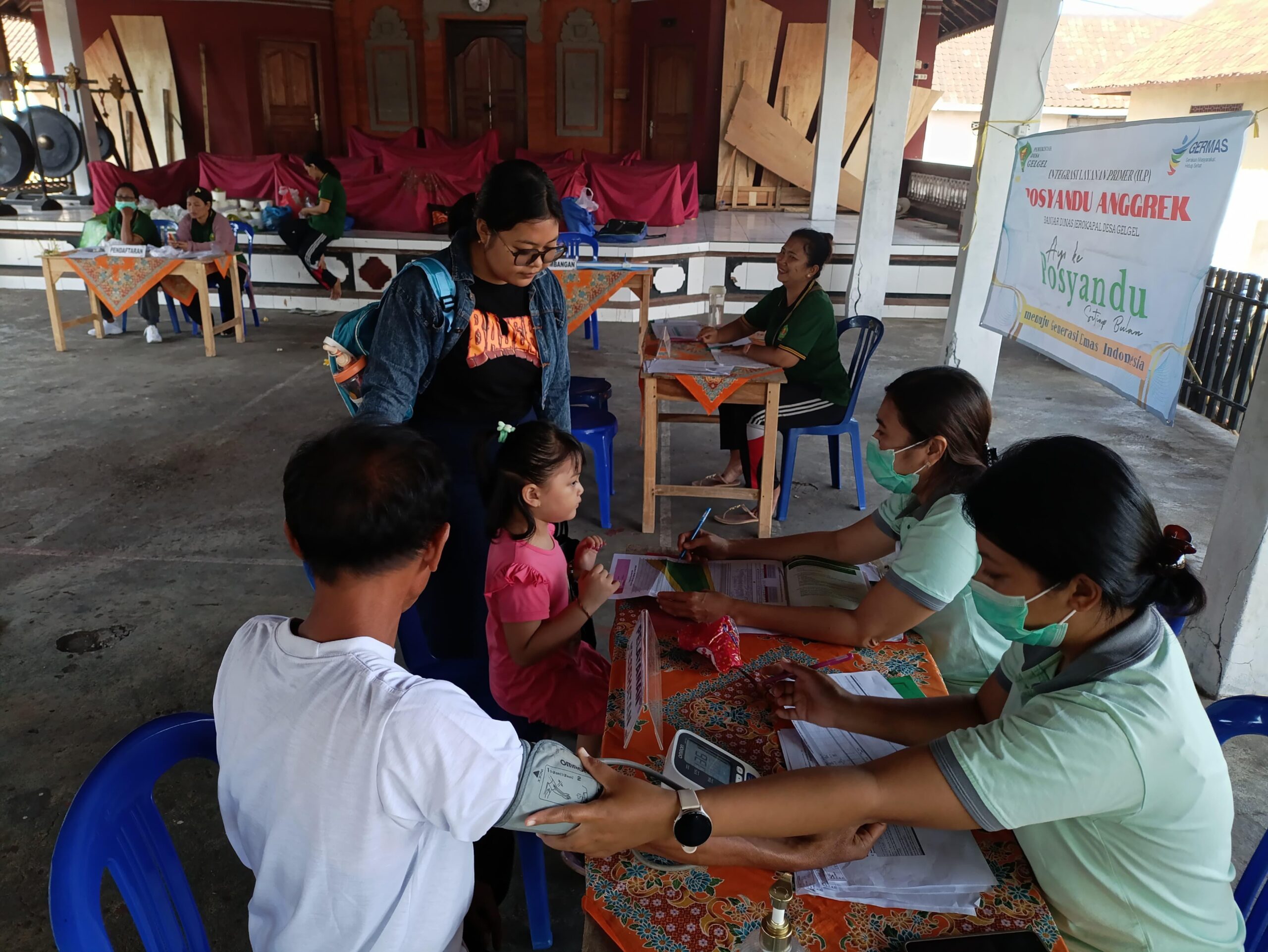 kegiatan Posyandu ILP Anggrek di Wilayah Dusun Jero Kapal Desa Gelgel