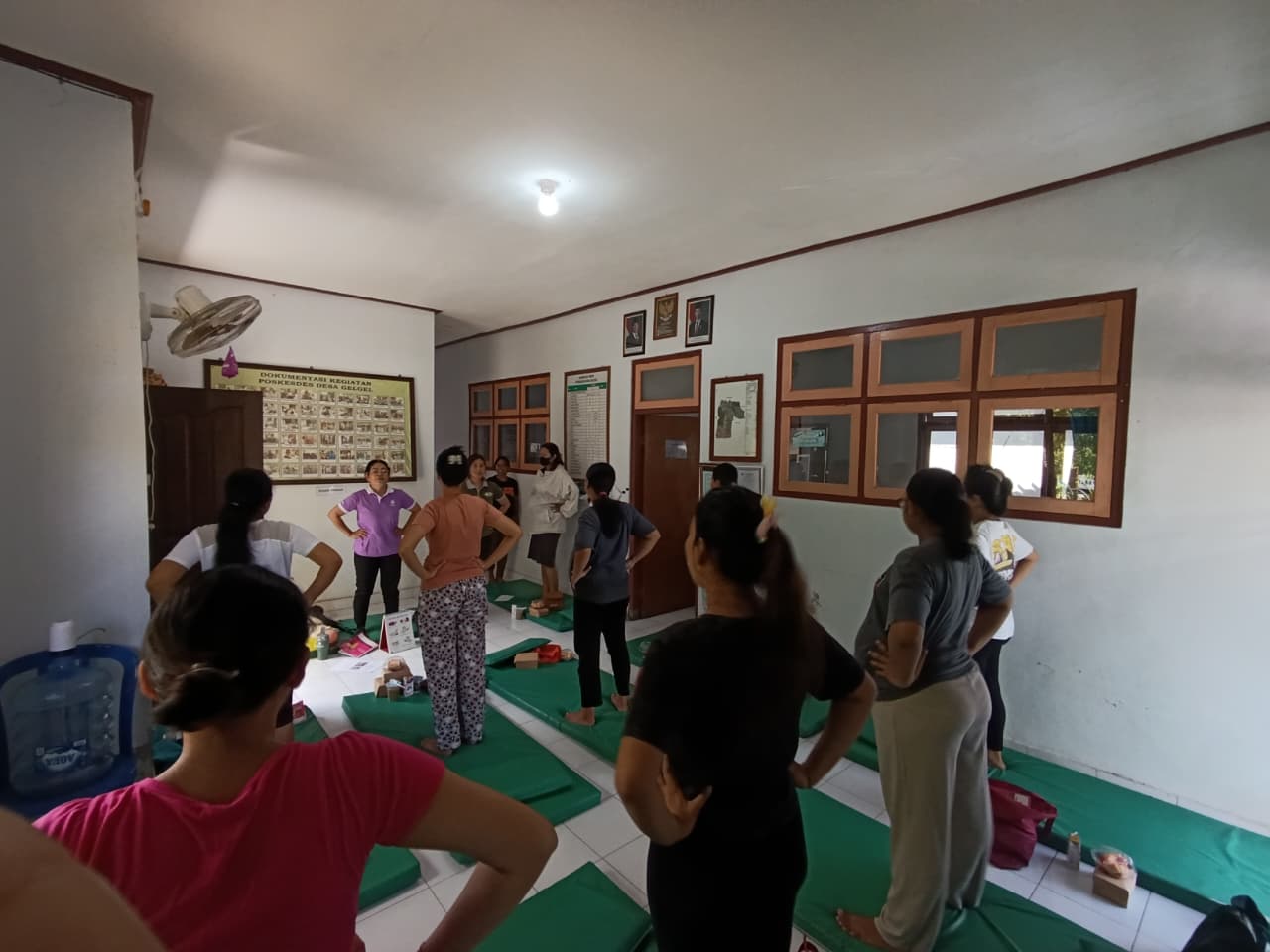 kegiatan kelas ibu hamil di desa gelgel
