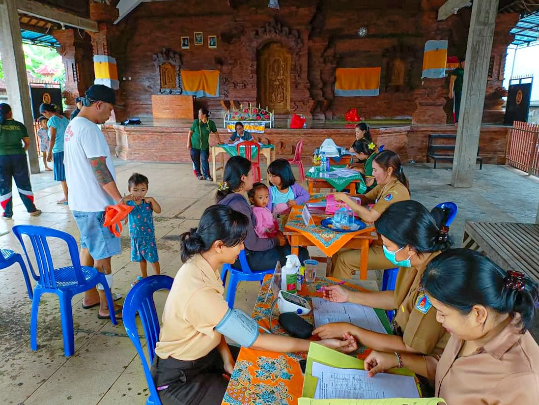 kegiatan Posyandu ILP Mawar dan Posbindu PTM di Wilayah Dusun Minggir Desa Gelgel