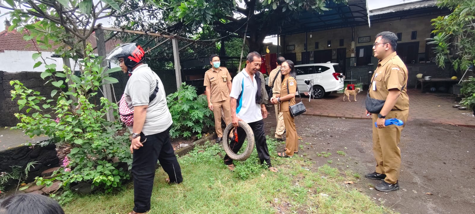 giat PE di lingkungan giliran