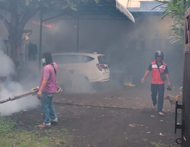 giat fogging di Jl kenyeri galiran Sp Klod