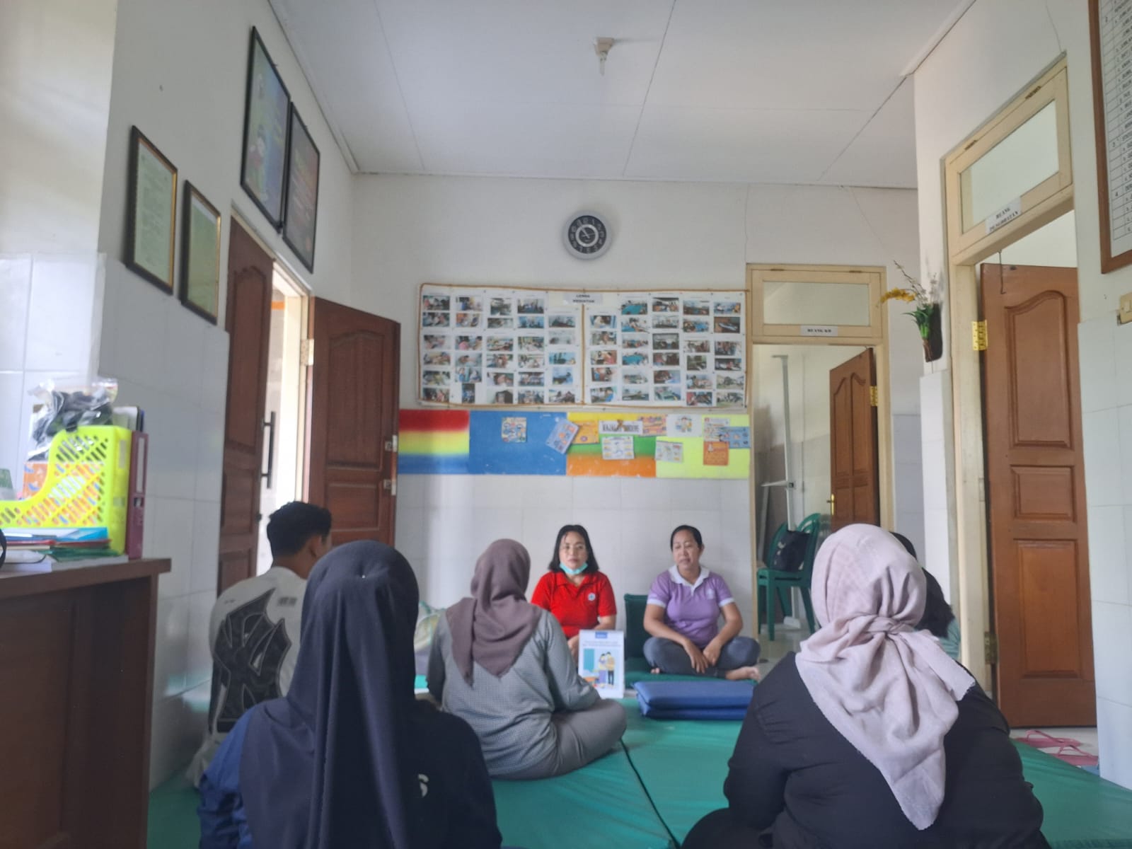 kegiatan kelas ibu hamil desa Kp Gelgel