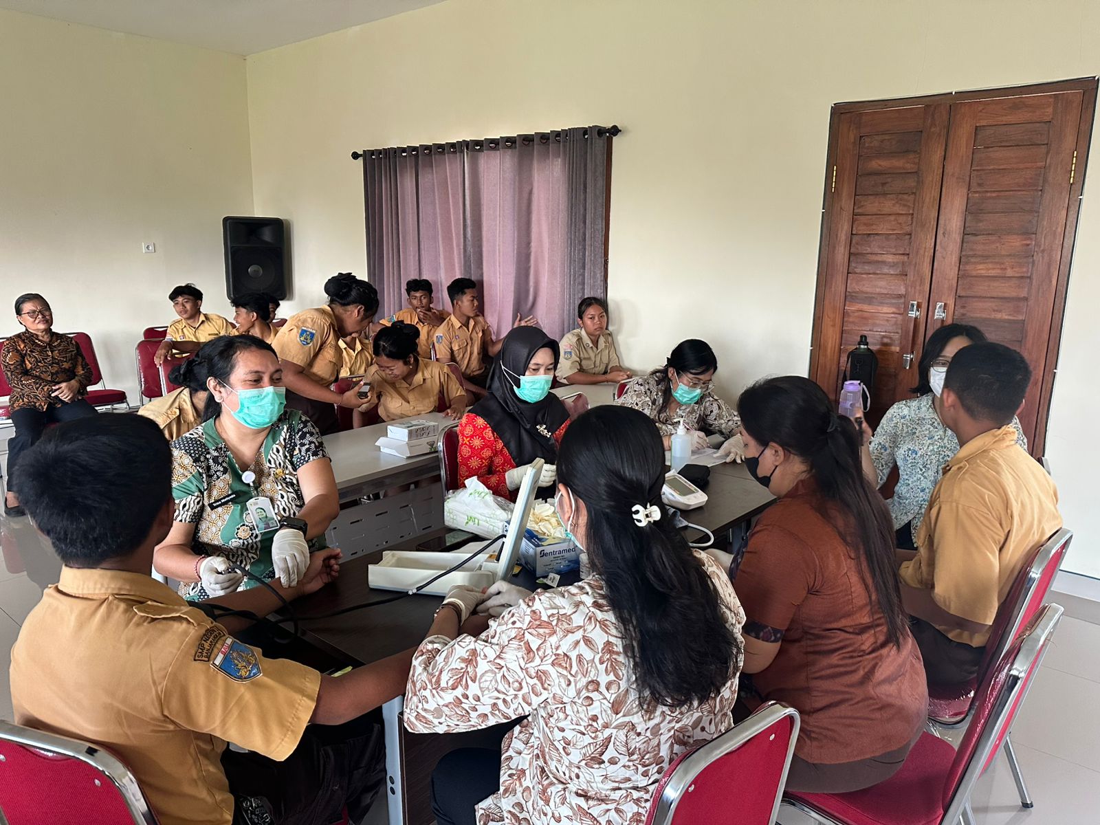 Kegiatan Cek Kesehatan Gratis di SMKS PGRI Klungkung