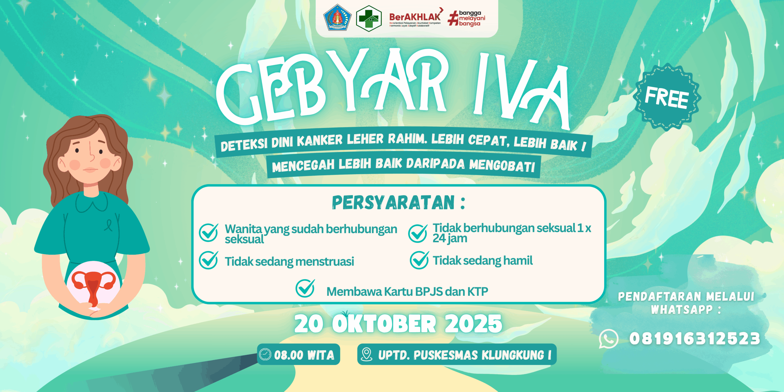 GEBYAR IVA TEST PUSKESMAS KLUNGKUNG I