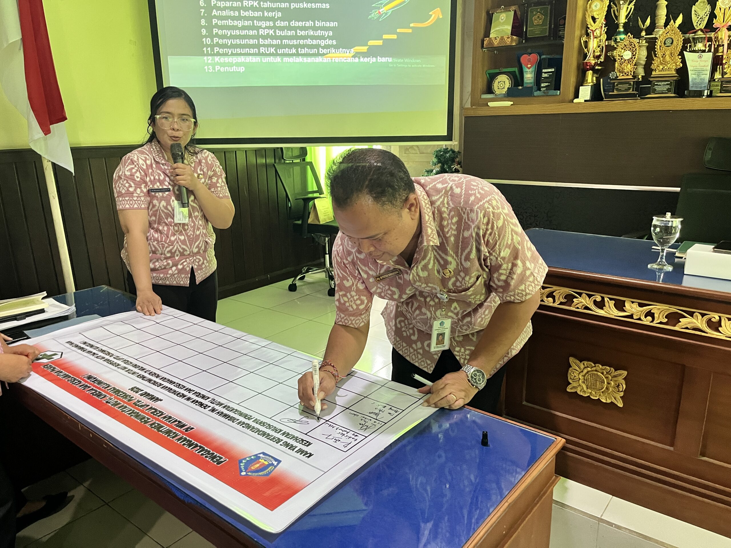 Rapat Minilokakarya Puskesmas Klungkung I