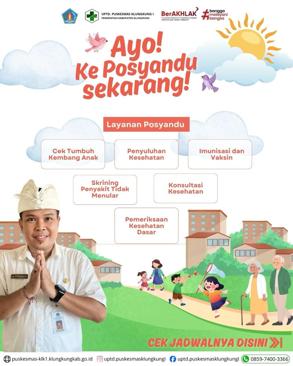 JADWAL KEGIATAN POSYANDU UPTD. PUSKESMAS KLUNGKUNG I Bulan Februari 2026