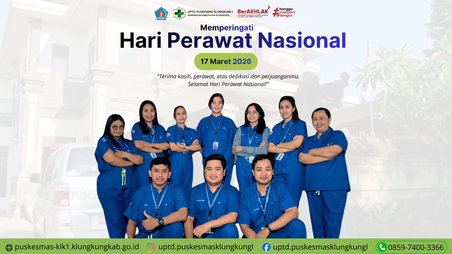 Hari Perawat Nasional UPTD. Puskesmas Klungkung I