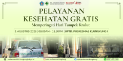 Pelayanan Kesehatan Gratis Spesial Hari Tumpek Krulut